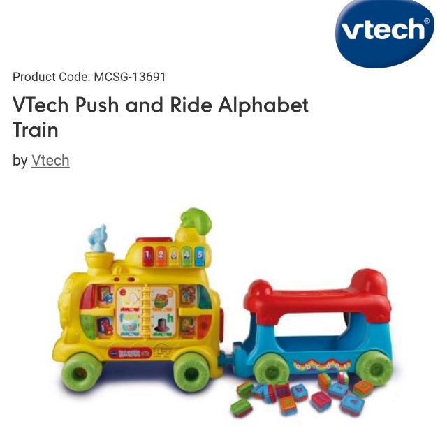 train baby walker