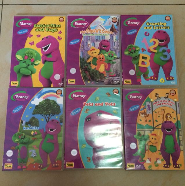 Barney Special Dvd Collection Labels