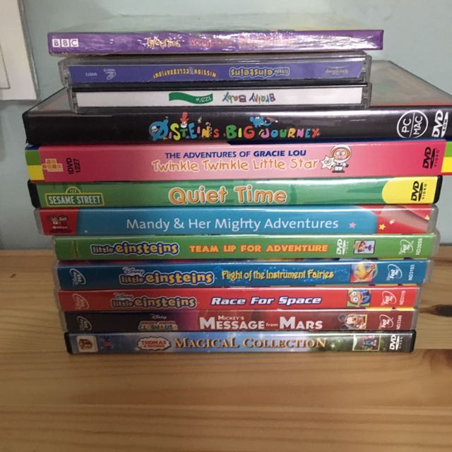 DVDs Little Einstein Sesame Street Thomas Disney, Babies & Kids, Babies ...