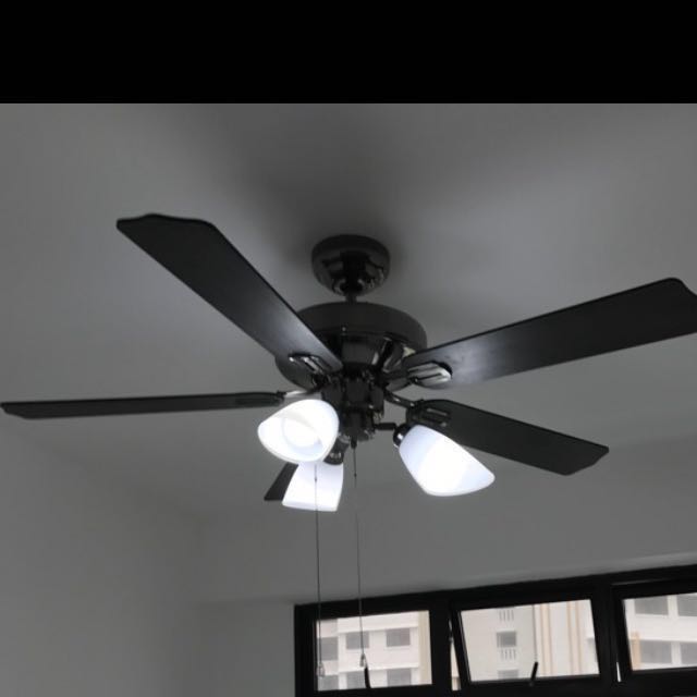 Foc Install Ceiling Fan Led Light Furniture Others On Carou
