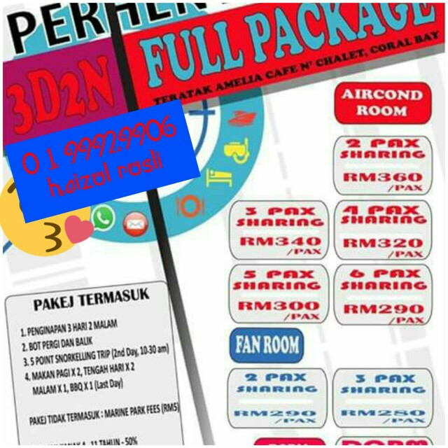Pakej Percutian Pulau Perhentian Tickets Vouchers Attractions Tickets On Carousell