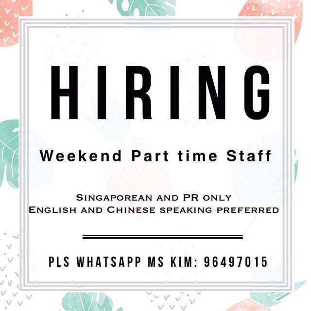 Part Time Job Hiring Bulletin Board On Carousell