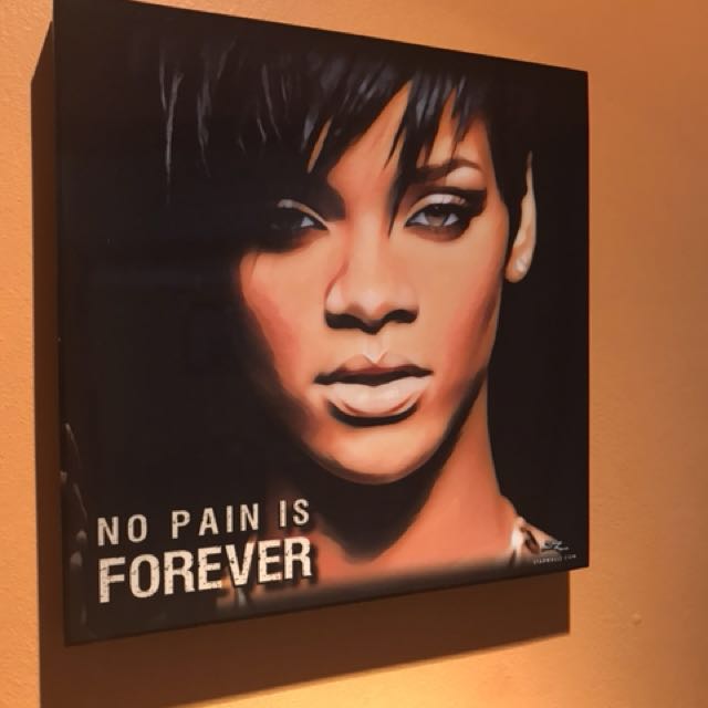 Rihanna Pop Art Poster Frame Design Craft Art Prints On Carousell