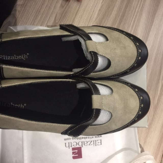 Sepatu Elizabeth Casual Shoes Gray Fesyen Wanita Sepatu Di Carousell