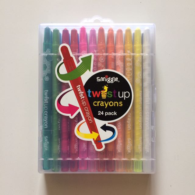 COOL CRAYONS! - Smiggle Twist-Up Crayon - Review 