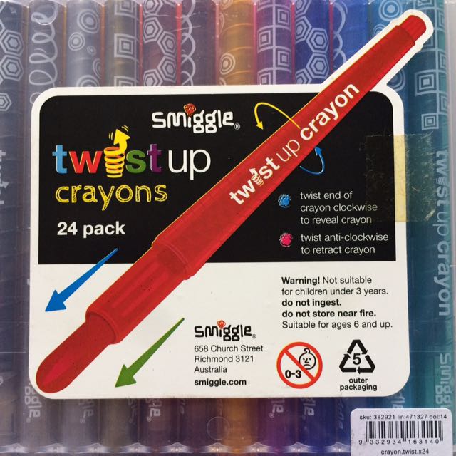 COOL CRAYONS! - Smiggle Twist-Up Crayon - Review 
