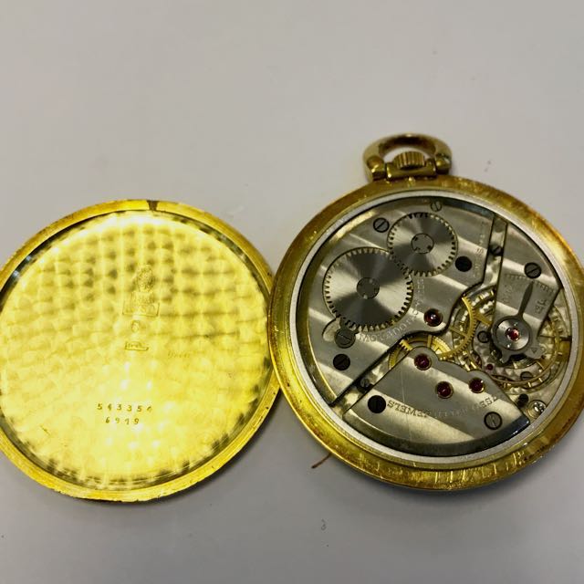 movado gold pocket watch