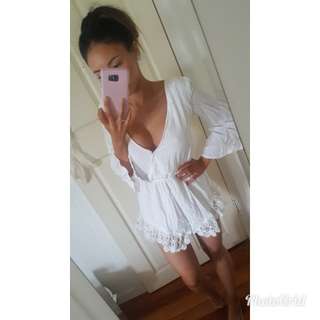 White Playsuit