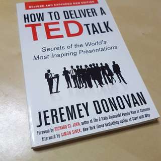 How To Deliver A TED Talk by Jeremey Donovan