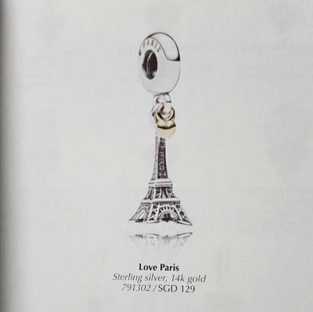Eiffel tower pandora charm on sale