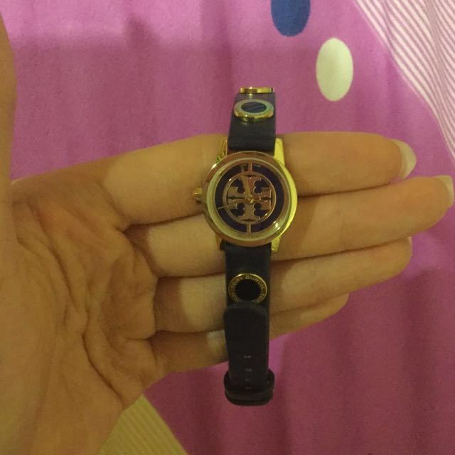 AUTHENTIC Tory Burch Reva Mini Studded Double Wrap Watch For Her Luxury Watches on Carousell