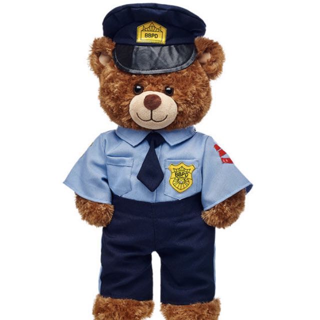 Build-A-Bear Workshop Police Officer 3 Piece Clothes Set, Toys & Games,  Bricks & Figurines on Carousell