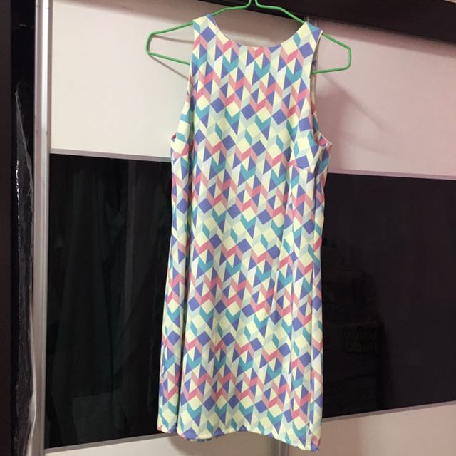colourful shift dress