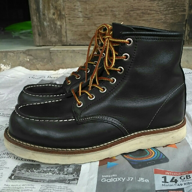 HAWKINS Boots GT4805 Black Sepatu Kulit Second not
