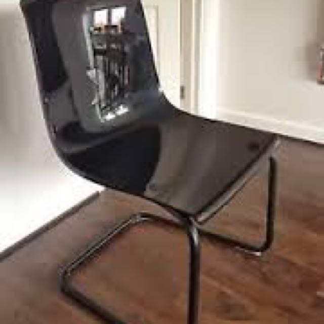 IKEA Glass TOP dining table with 4 chairs, Furniture & Home Living, Furniture, Tables & Sets on