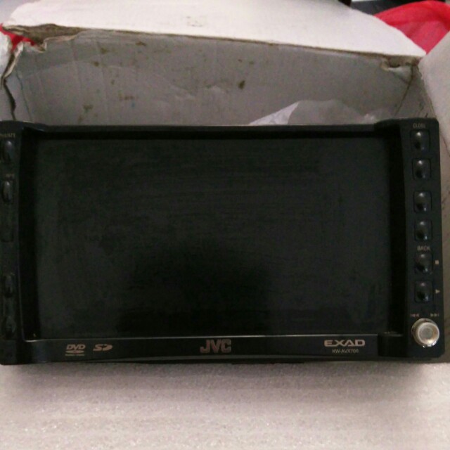 JVC Receiver with Monitor KW-AVX706, Car Accessories on Carousell