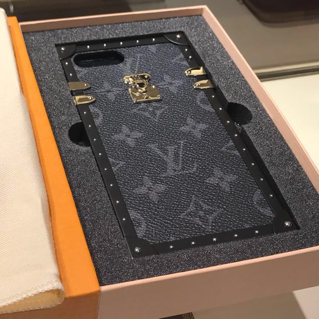 Louis Vuitton Eye-Trunk pour I Phone 7+ Petite Malle BNIB