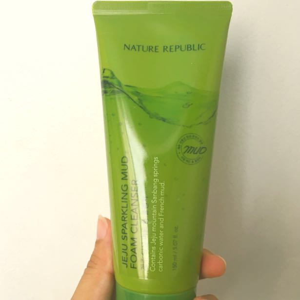 jeju sparkling mud cleansing cream