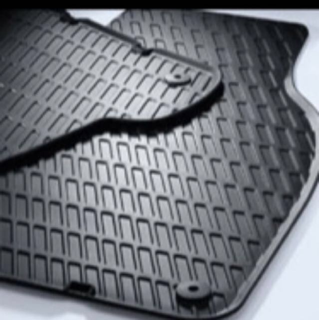 Original Audi A4 B7 Floor Mats Rubber All Weather Front Black Car