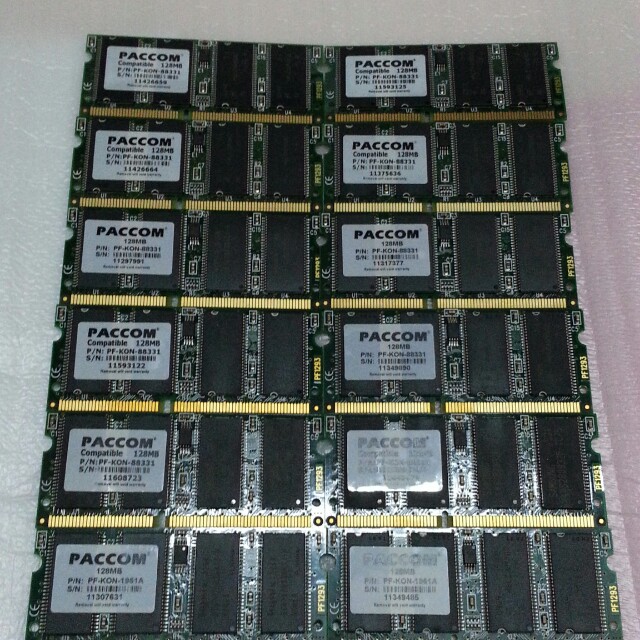PACCOM N/B 144PIN PC133 128M RAM, 電腦＆科技, 手提電腦- Carousell