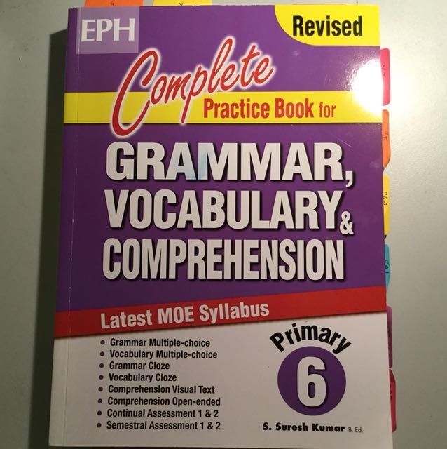 Primary 6 EPH Complete Practice Book For Grammar,Vocabulary