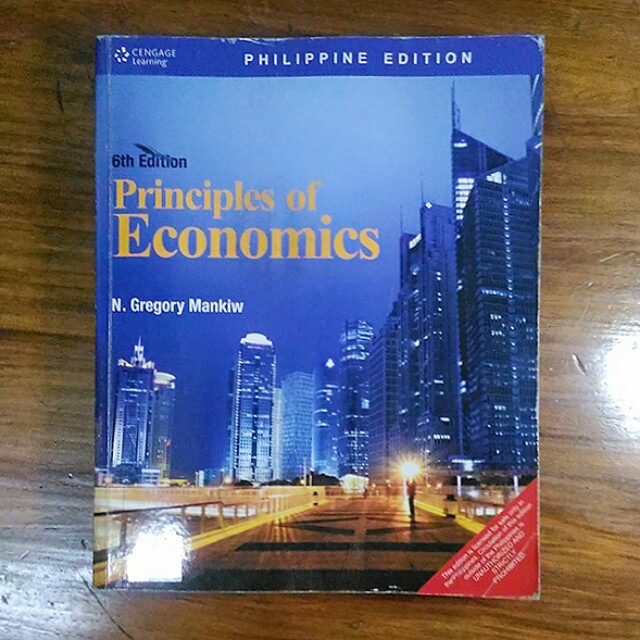 Principles Of Economics 6th Edition N Gregory Mankiw