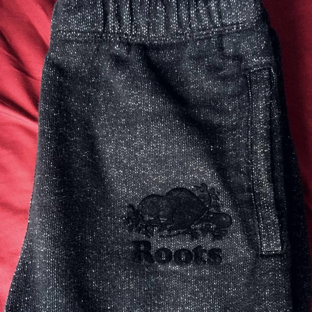 Roots Black Salt And Pepper Sweatpants Women s Fashion Clothes