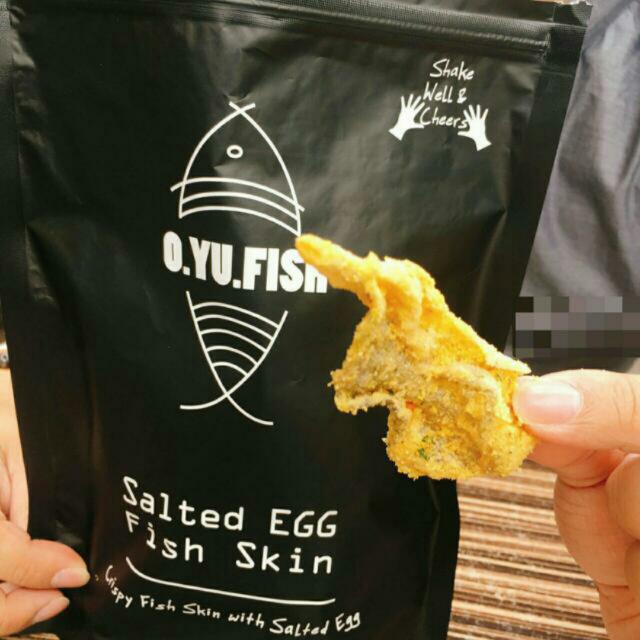 COLLECTION on 22/10 [O.YU.FISH] Salted Egg Fish Skin 170g X 2, Food ...