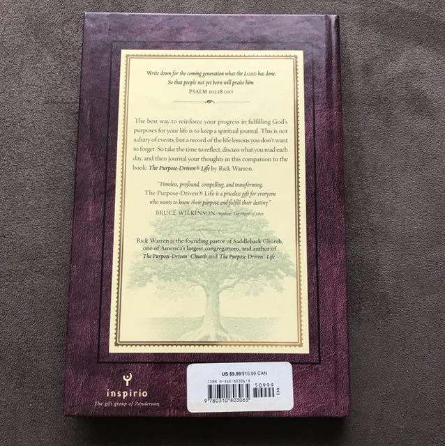 The Purpose Driven Life Journal What On Earth Am I Here For By