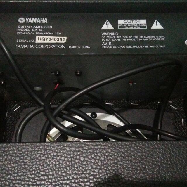 Yamaha GA15 Guitar Amplifier, Audio, Soundbars, Speakers & Amplifiers ...