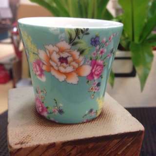 陶瓷茶杯 電花方式 直徑7.5高3.5公分
