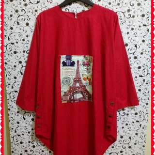 Tunik Katun Eiffel