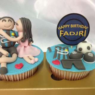 Birthday cupcake /couple cupcake
