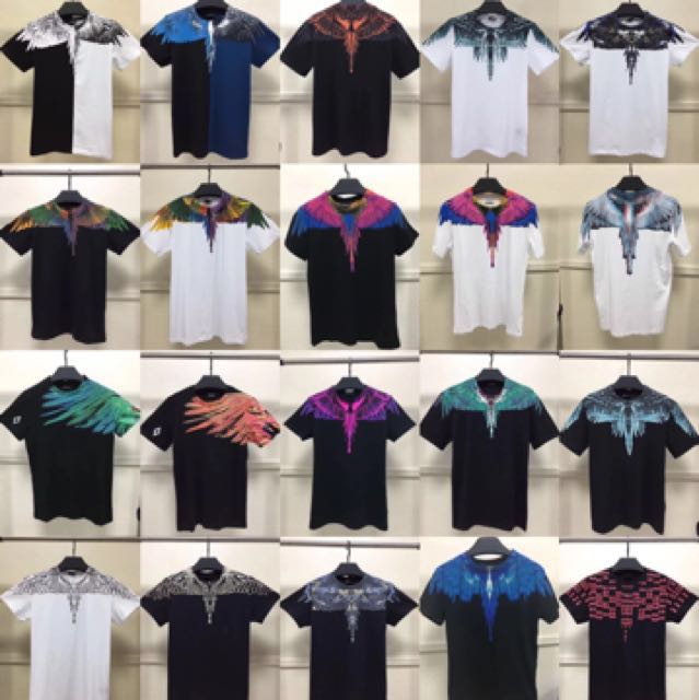 MB Marcelo Burlon County Of Milan Tee Shirt Collection 2017 Highest Quality Guaranteed, Men's Fashion, & Sets, Tshirts & Polo Shirts on Carousell