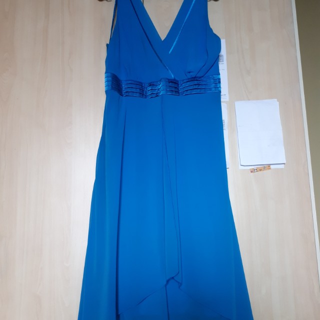 v neck chiffon dress