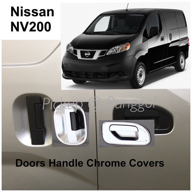 BN Doors Handles Chrome Covers For NISSAN NV200 Van / NV200 Accessories ...
