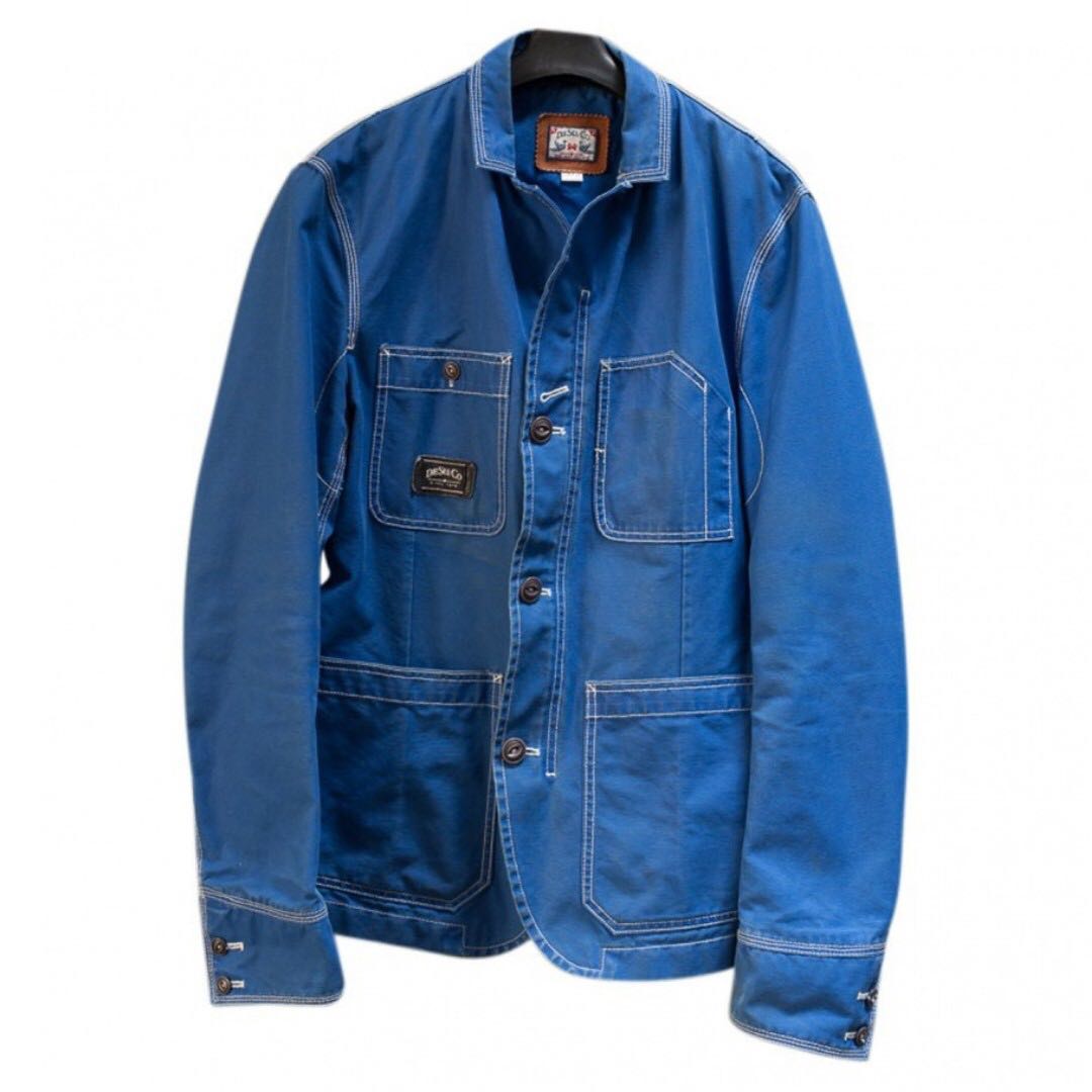 diesel 男装 厚帆布外套 尺寸xl