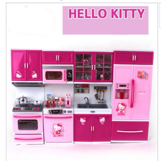 modern kitchen set hello kitty