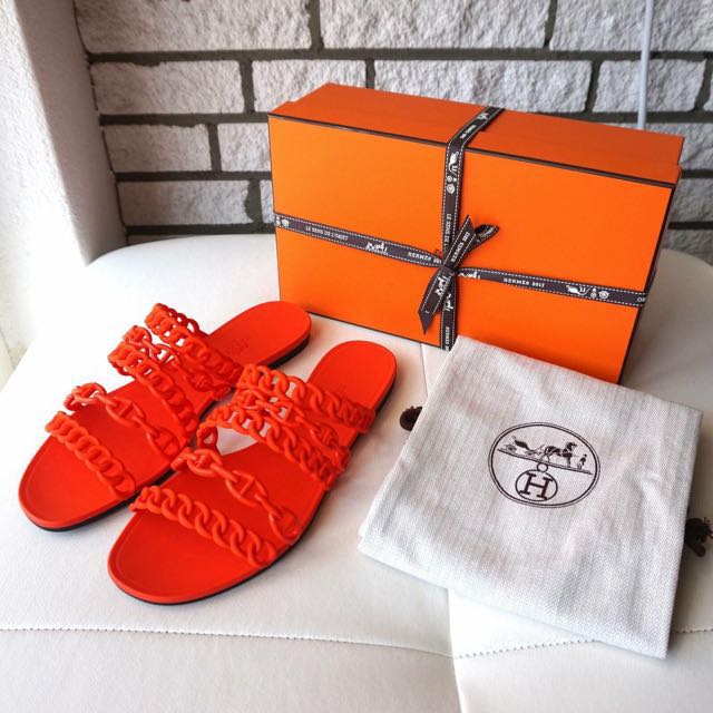Hermes jelly shoes store