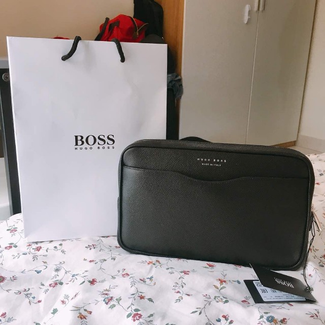 Hugo boss mens clutch bag online