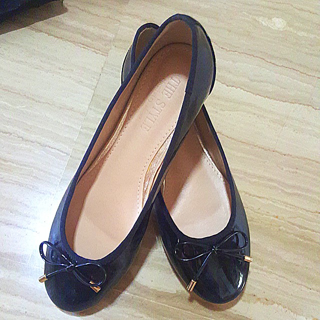 dark tan flats