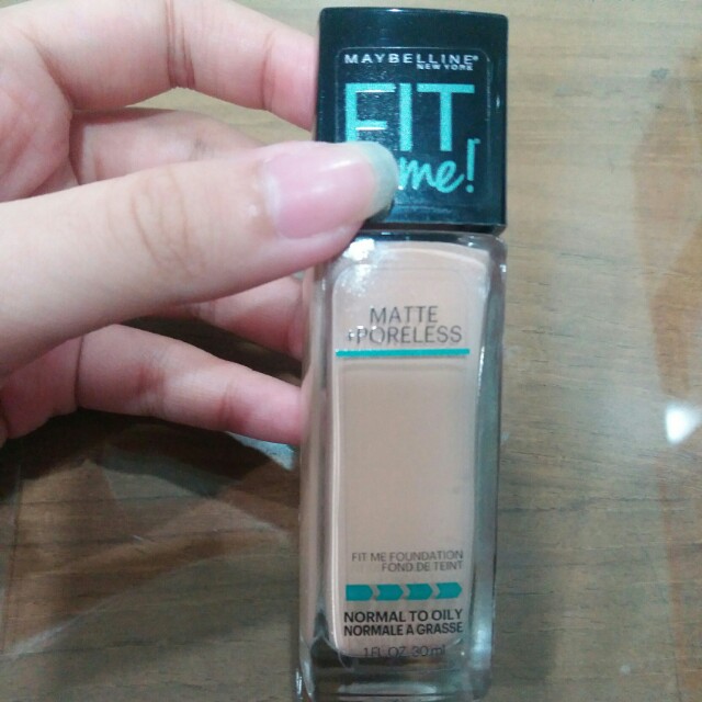 Maybelline Fit Me Matte And Poreless Foundation Sample Size On