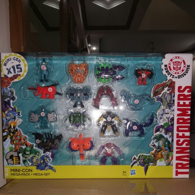 transformers mini con mega pack