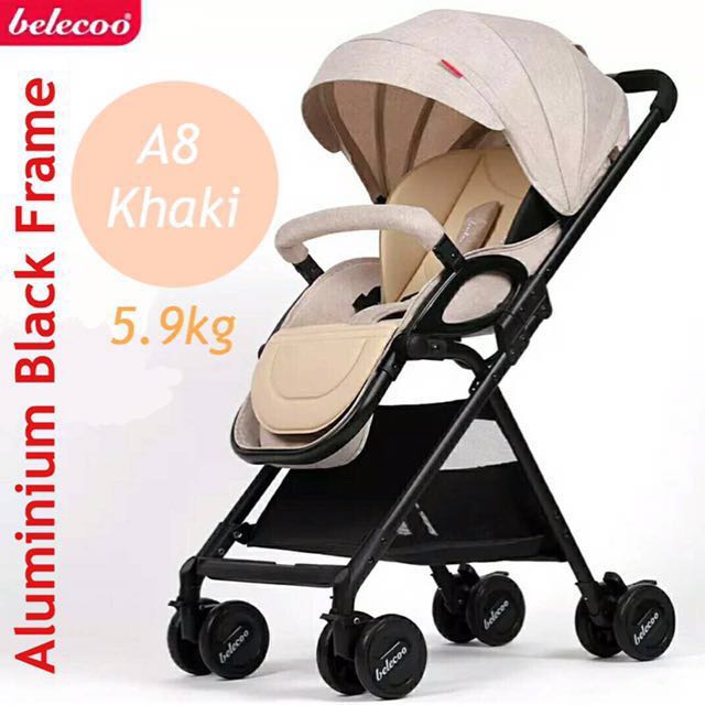 New Grey Belecoo A8 Stroller