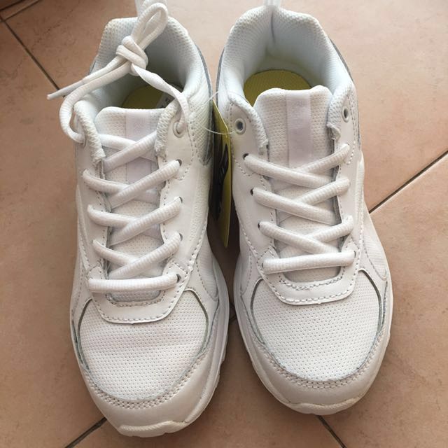 reebok white school shoes