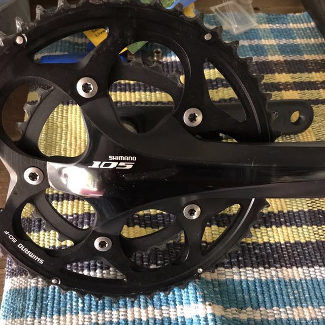 shimano 105 165mm crankset