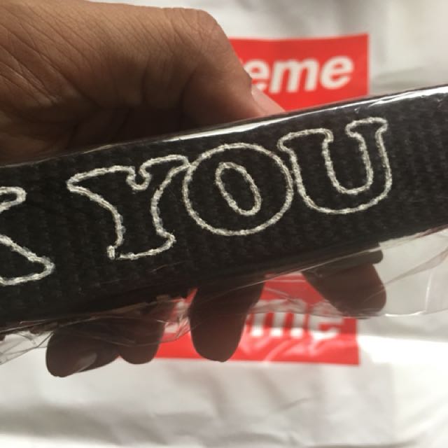 Supreme X Hysteric Glamour Belt Blk Men s Fashion Tops Sets