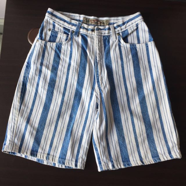 levi's striped shorts