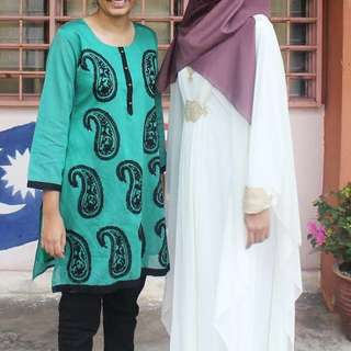 (POS INCL) Premium Kaftan From Saudi (Pale Yellow)