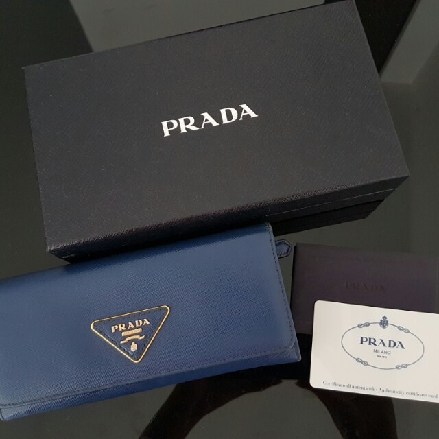 Authentic Prada long wallet, Women's Fashion, Bags & Wallets, Wallets ...